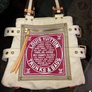 AUTH LOUIS VUITTON GLOBE SHOPPER PM